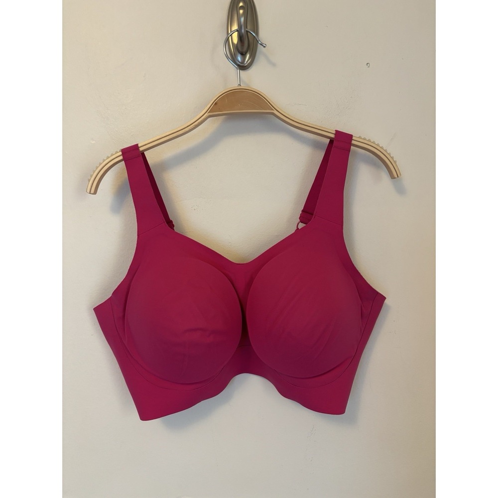 Evelyn & Bobbie The Beyond Bra XL Pink Seamless Wireless Comfort